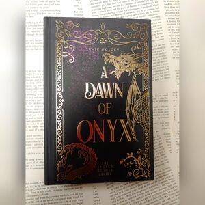 A Dawn of Onyx Hardcover by — Black and Gold Cover